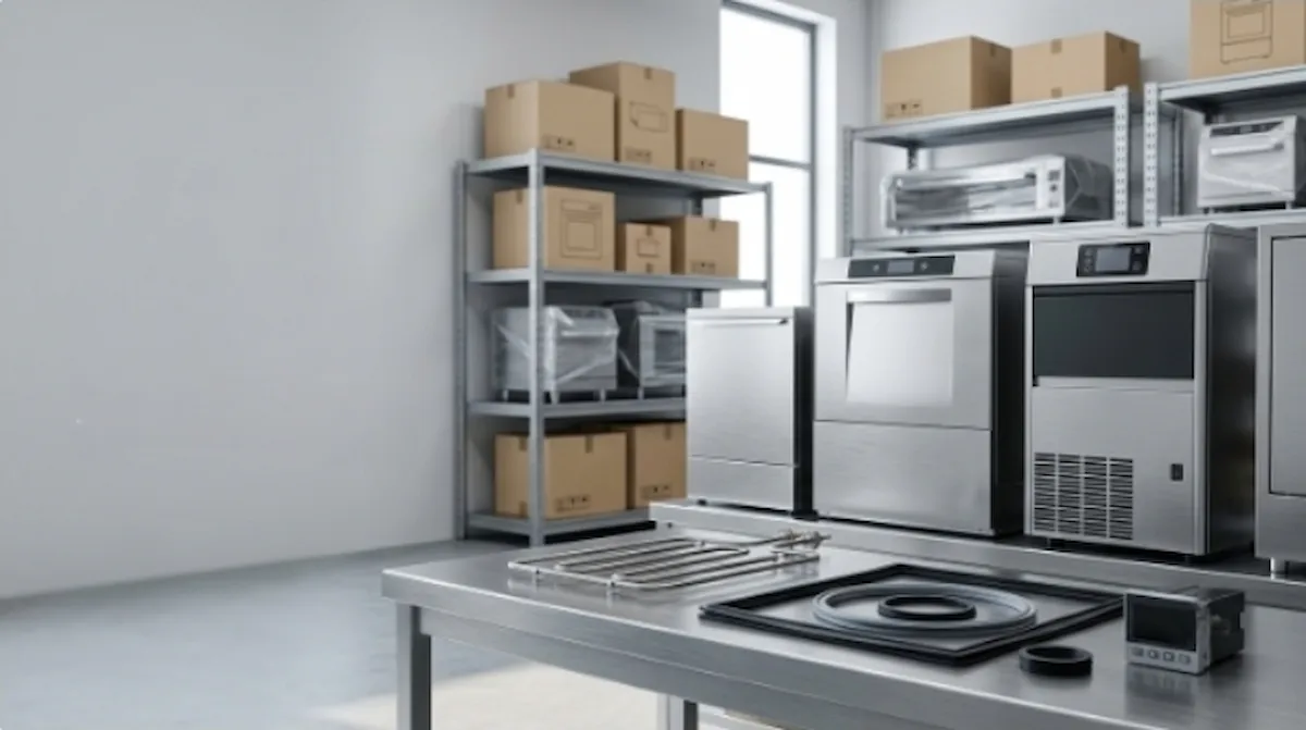 Équipements de cuisine professionnelle, four et pièces détachées en atelier IGNITECH Services Abidjan