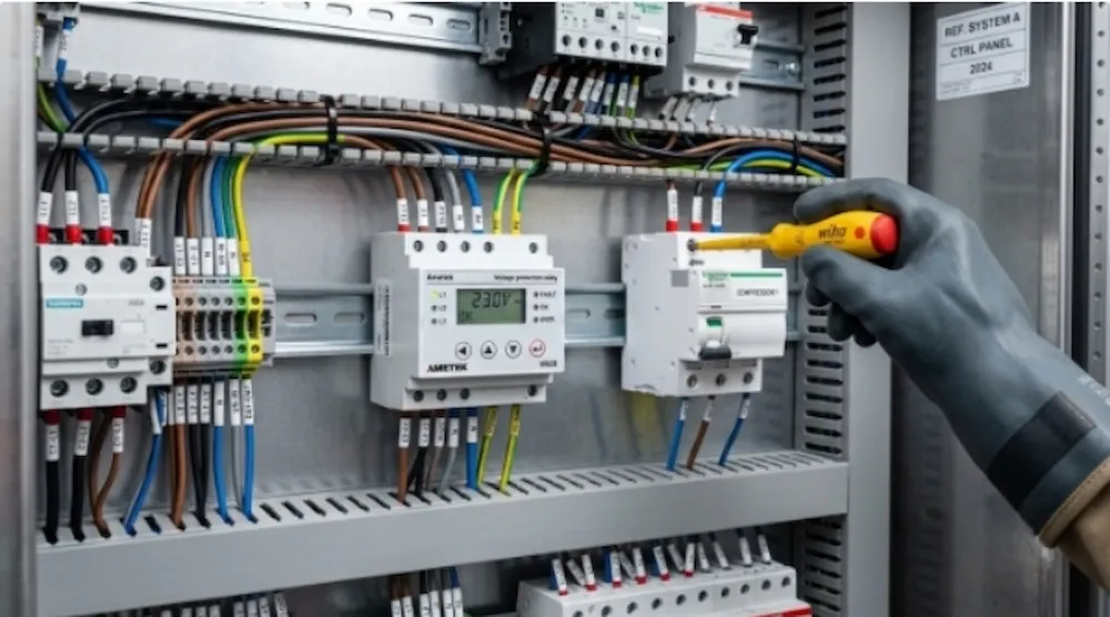 Installation d'un régulateur de tension sur compresseur de chambre froide à Abidjan
