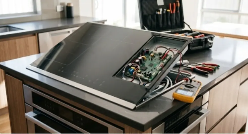 Diagnostic électronique table à induction et four encastrable haut de gamme Abidjan